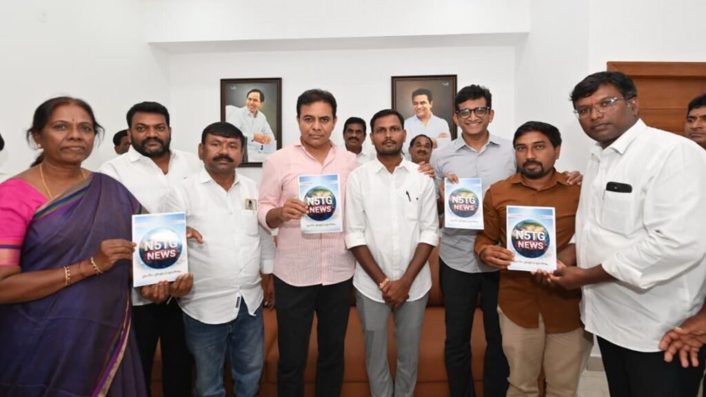తెలంగాణ లోని ఘనంగా N5TG NEWS వెబ్ ఛానల్ కే.టీ.ఆర్ చేతుల మీదుగా ప్రారంభం*