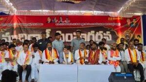 ముదిరాజుల సింహగర్జన సభకు భారీగా హాజరైన ముదిరాజులు బీసీ–డీ నుంచి బీసీ–ఏలోకి మార్చాలని ప్రభుత్వానికి డిమాండ్